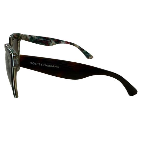 Dolce & Gabbana Sunglasses with Case DG4190 Brown & Floral - Picture 8 of 16